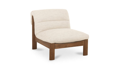 Pierce Accent Chair Flecked Beige.