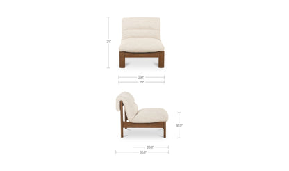 Pierce Accent Chair Flecked Beige.
