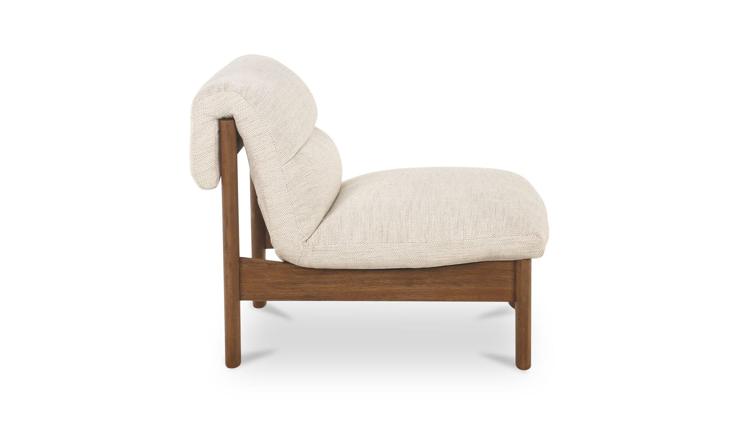 Pierce Accent Chair Flecked Beige.