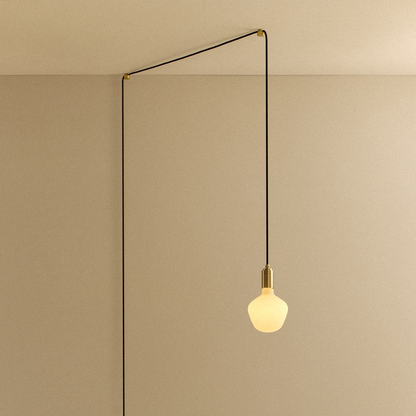 Enno Plug-In Pendant in Brass.