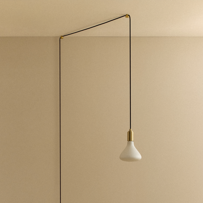 Noma Plug-In Pendant in Brass.