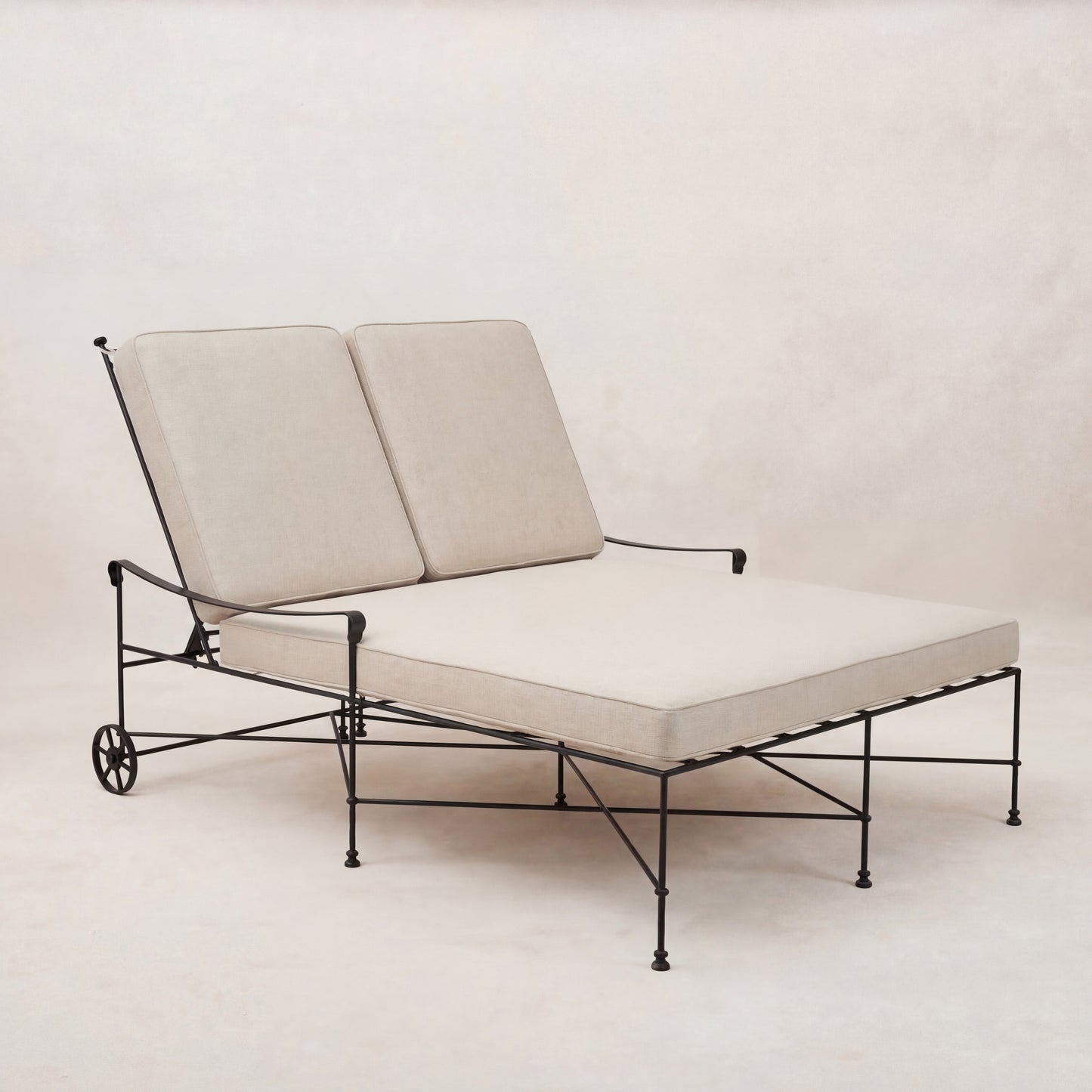 Provence Outdoor Double Chaise Lounge - Boucle