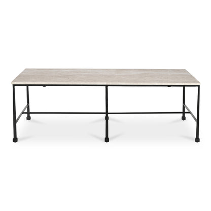River Coffee Table Botticino Marble product image