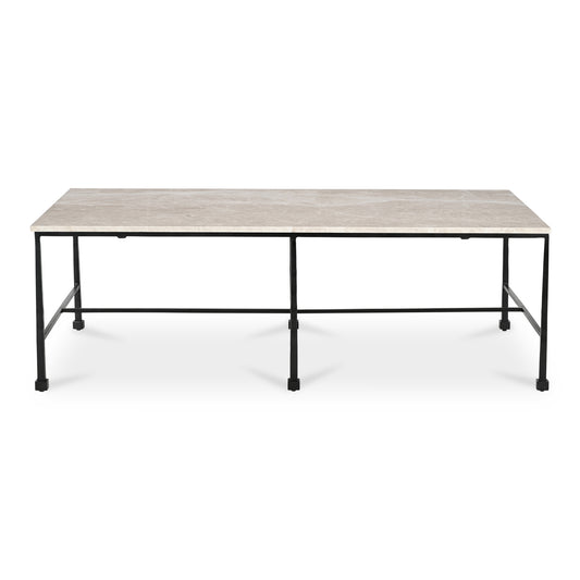 River Coffee Table Botticino Marble product image