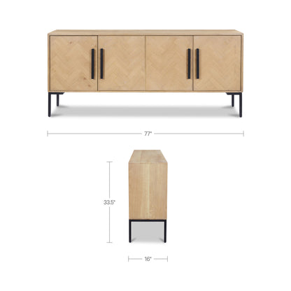 Fishbone Sideboard Natural additional view
