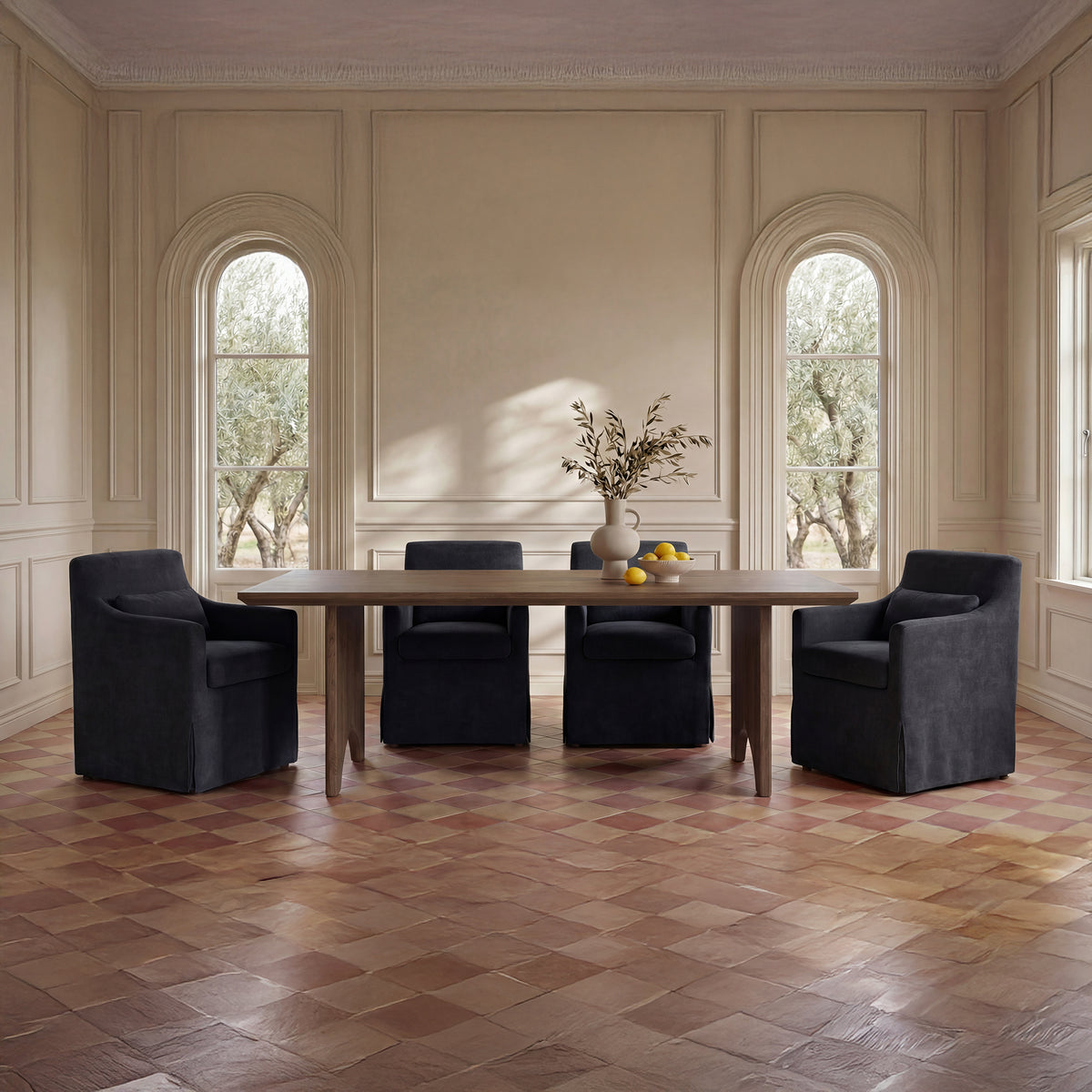 Lake Dining Table Brown lifestyle