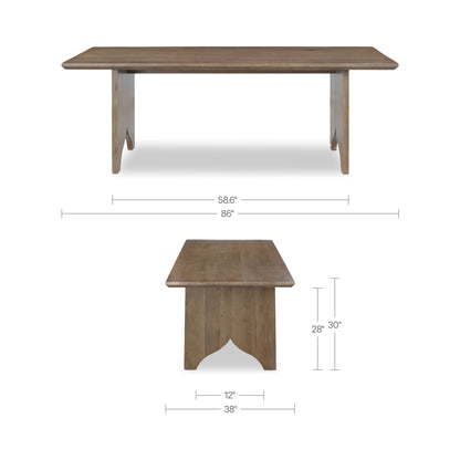 Lake Dining Table Brown product image 9