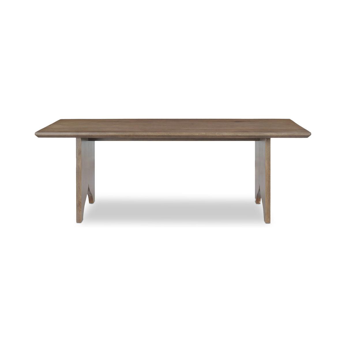Lake Dining Table Brown on white background
