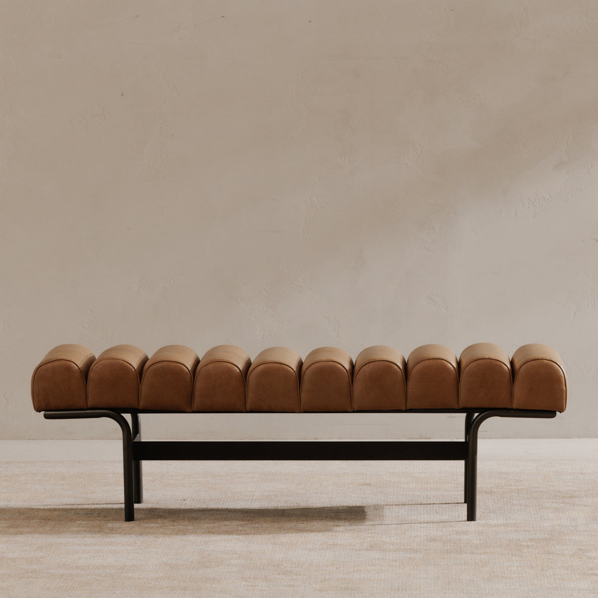 Harrison Bench Tan - lifestyle image