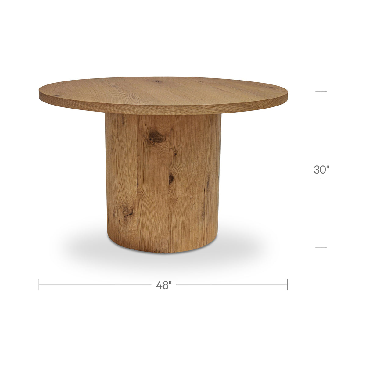 Hansen Dining Table Rustic Oak image 6