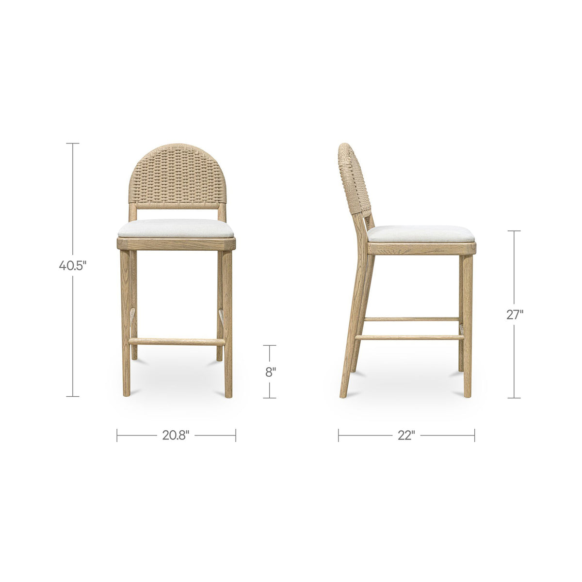 Claire Counter Stool Natural image 7