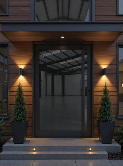 Black Opal Pivot Door