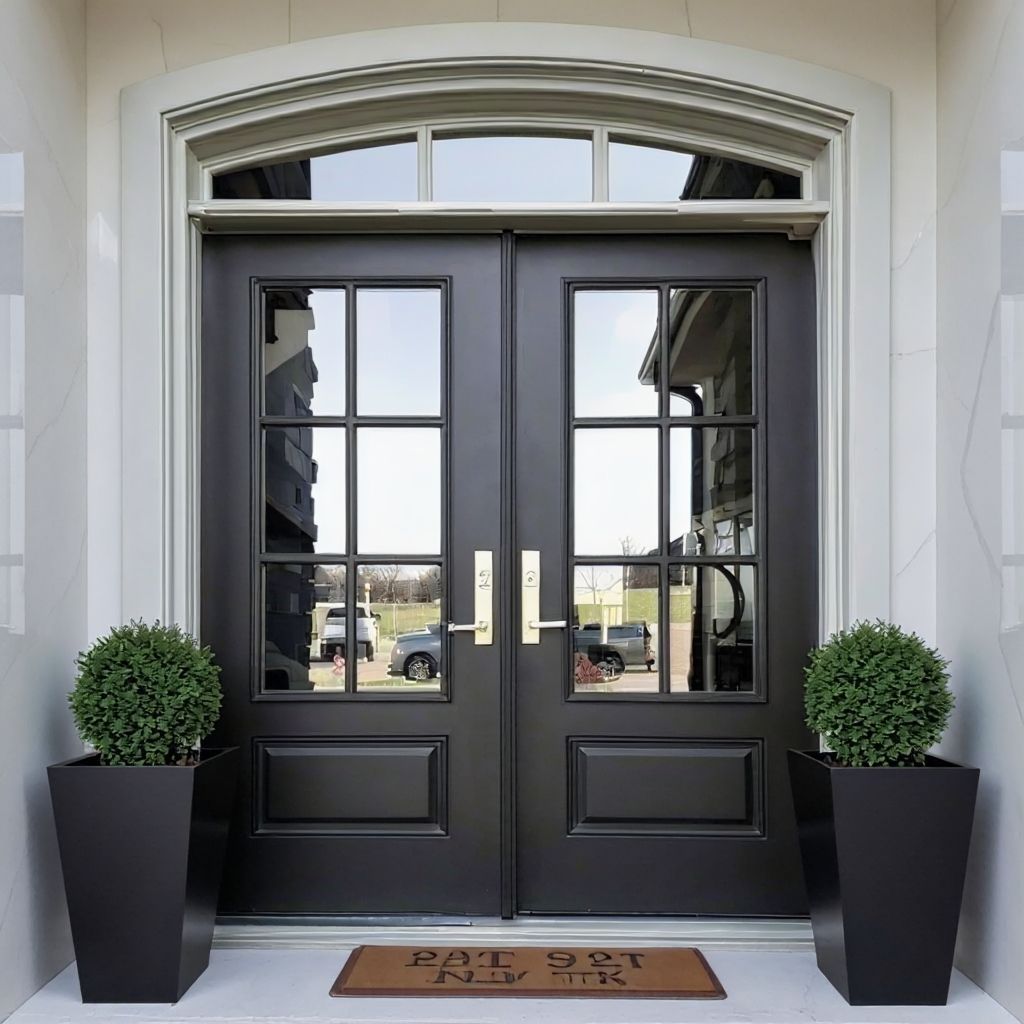Chorus Double Doors with mirrored glass
