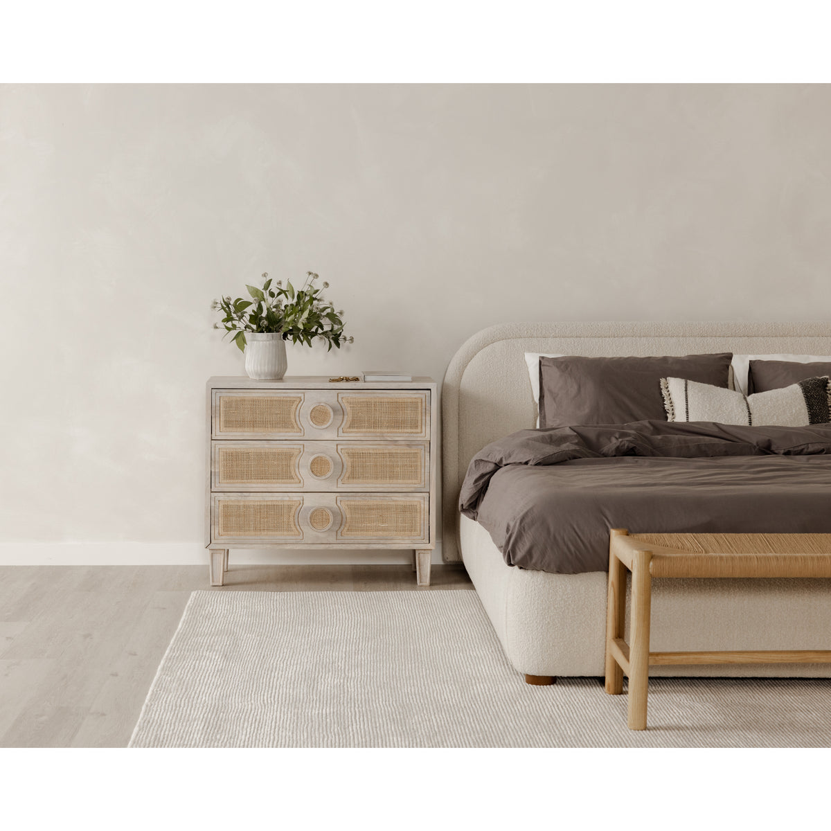 Colin Queen Bed Oatmeal - lifestyle 2