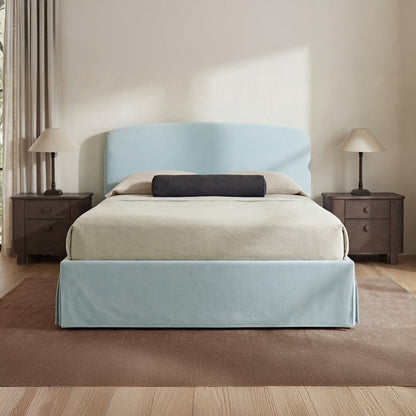 Joan Queen Storage Bed Light Blue - image 2