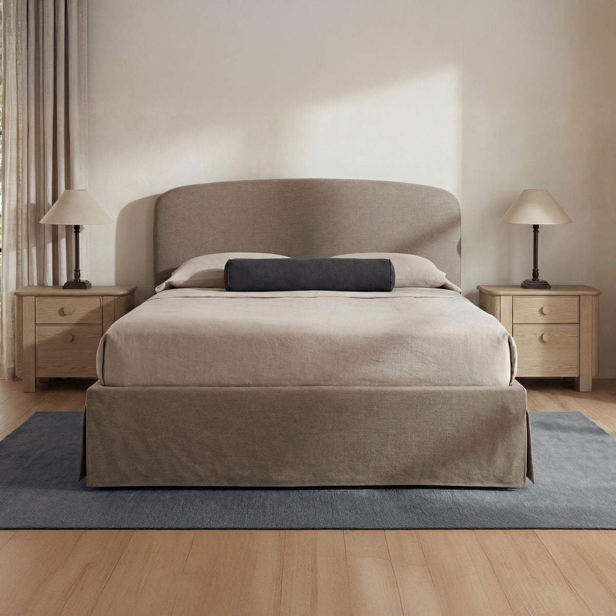 Joan King Storage Bed Light Taupe - image 2