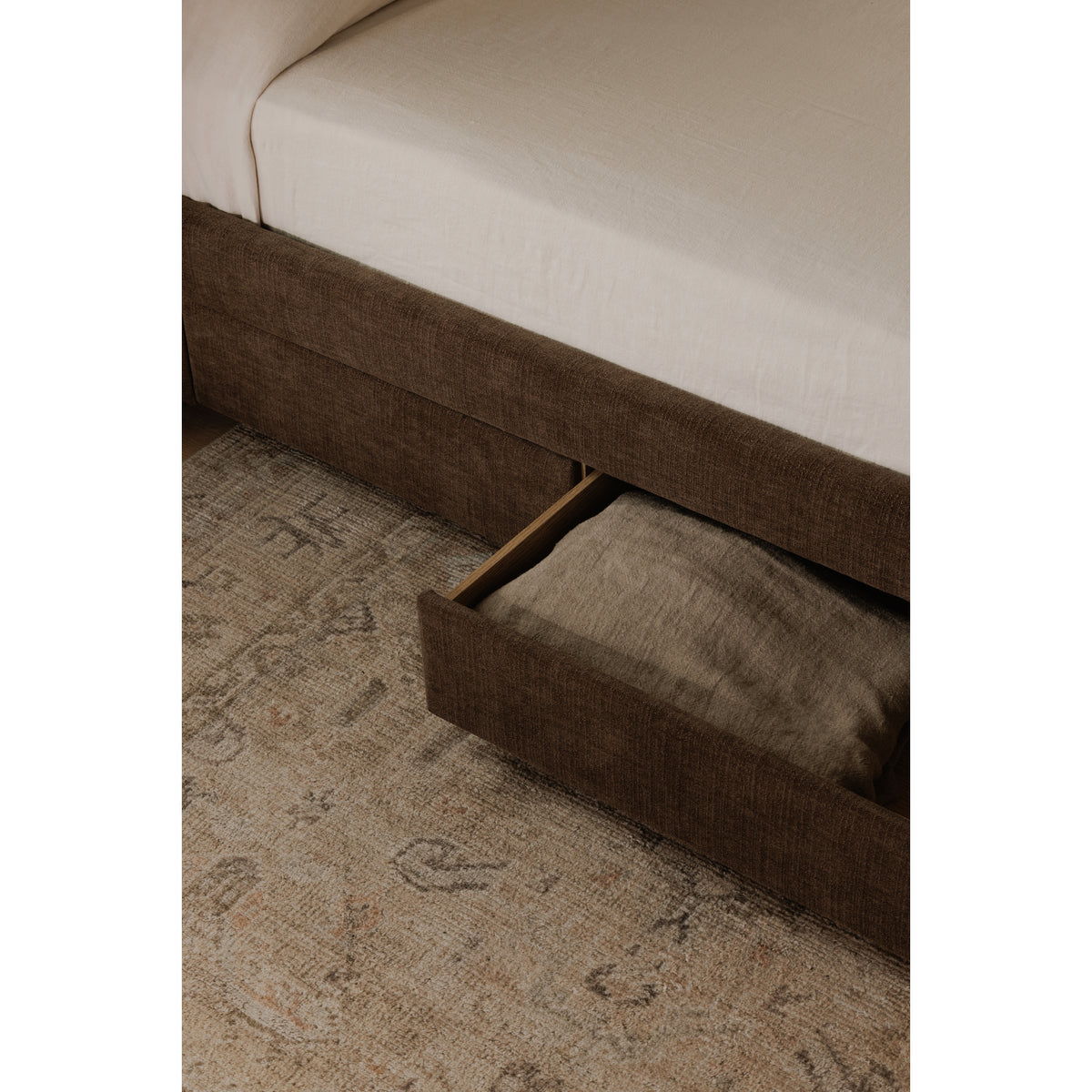 Sophia Queen Storage Bed Brown image 16