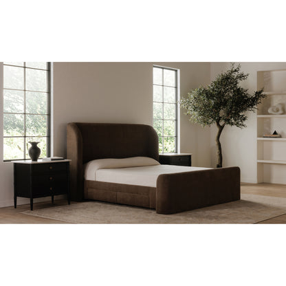 Sophia Queen Storage Bed Brown image 17