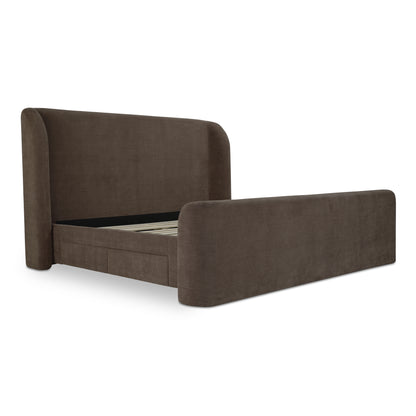 Sophia Queen Storage Bed Brown image 7