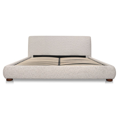 Beau King Storage Bed Speckled Light Grey image 3