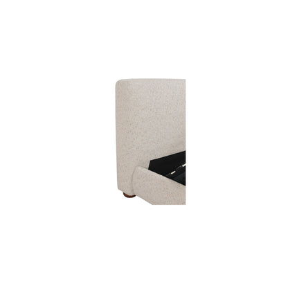 Beau Queen Storage Bed Speckled Light Grey image 7