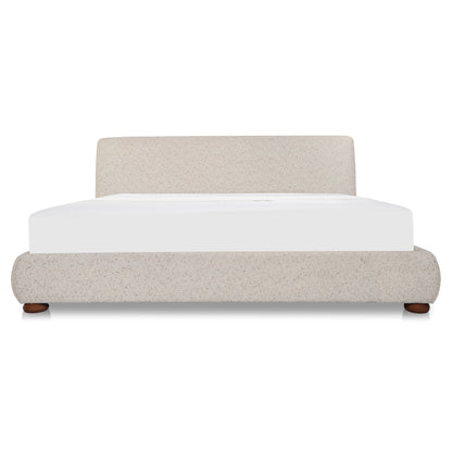 Beau Queen Storage Bed Speckled Light Grey product image