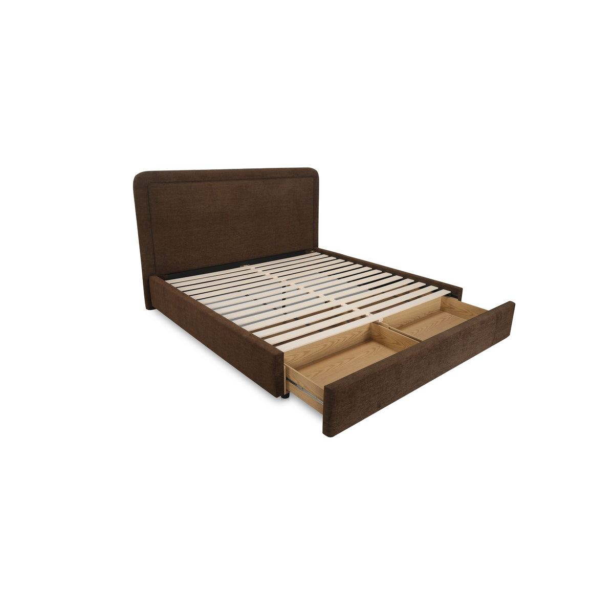 Simon King Storage Bed Brown image 4