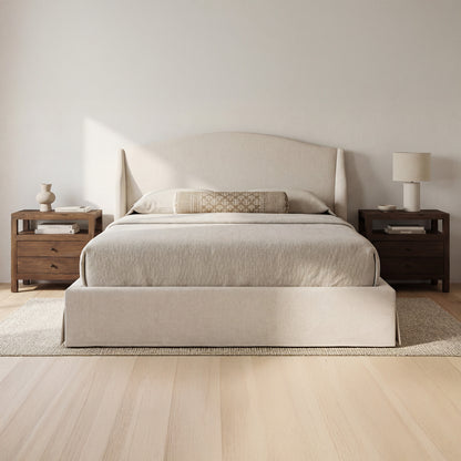 Weston King Storage Bed Cream lifestyle image
