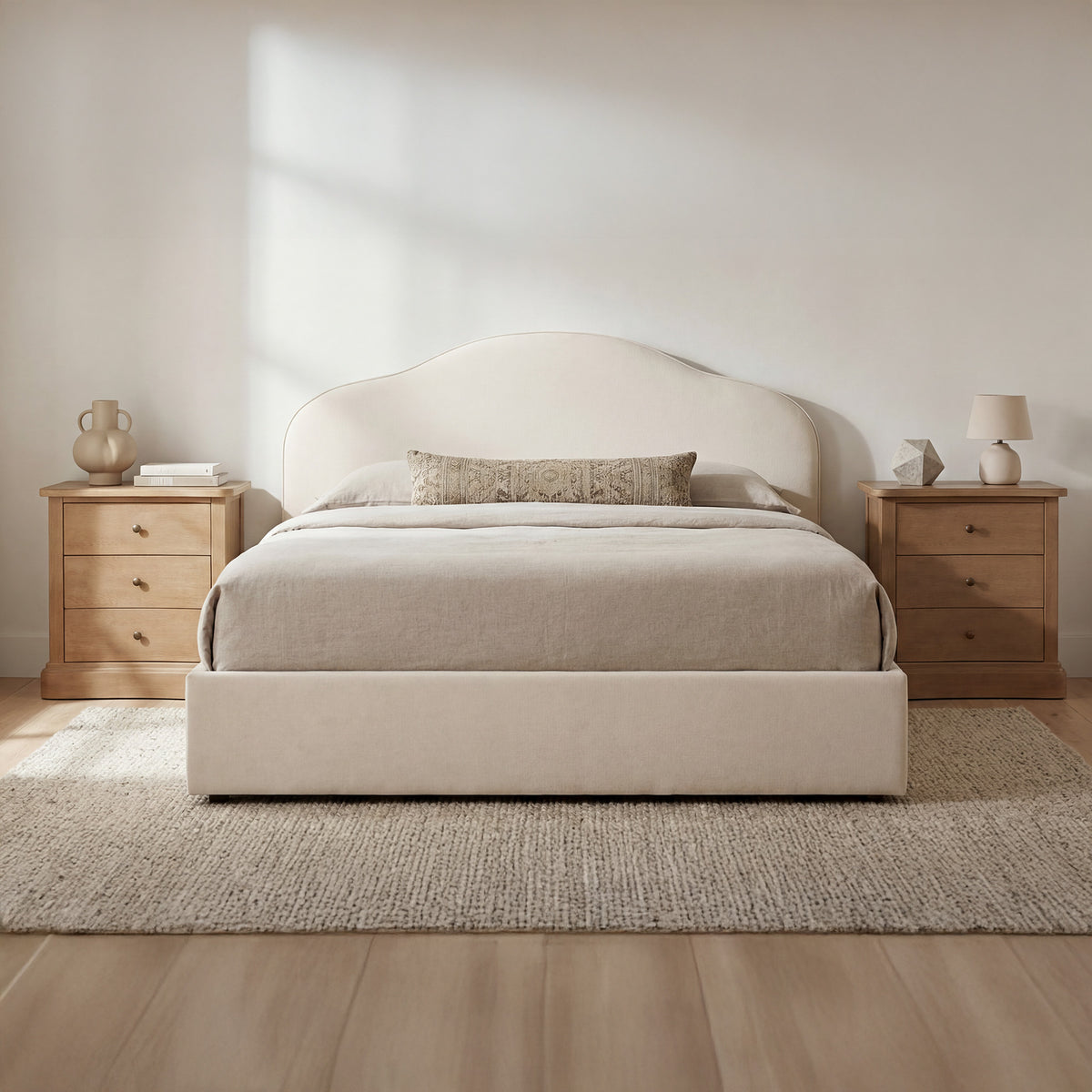 Maggie Queen Storage Bed Cream image 8
