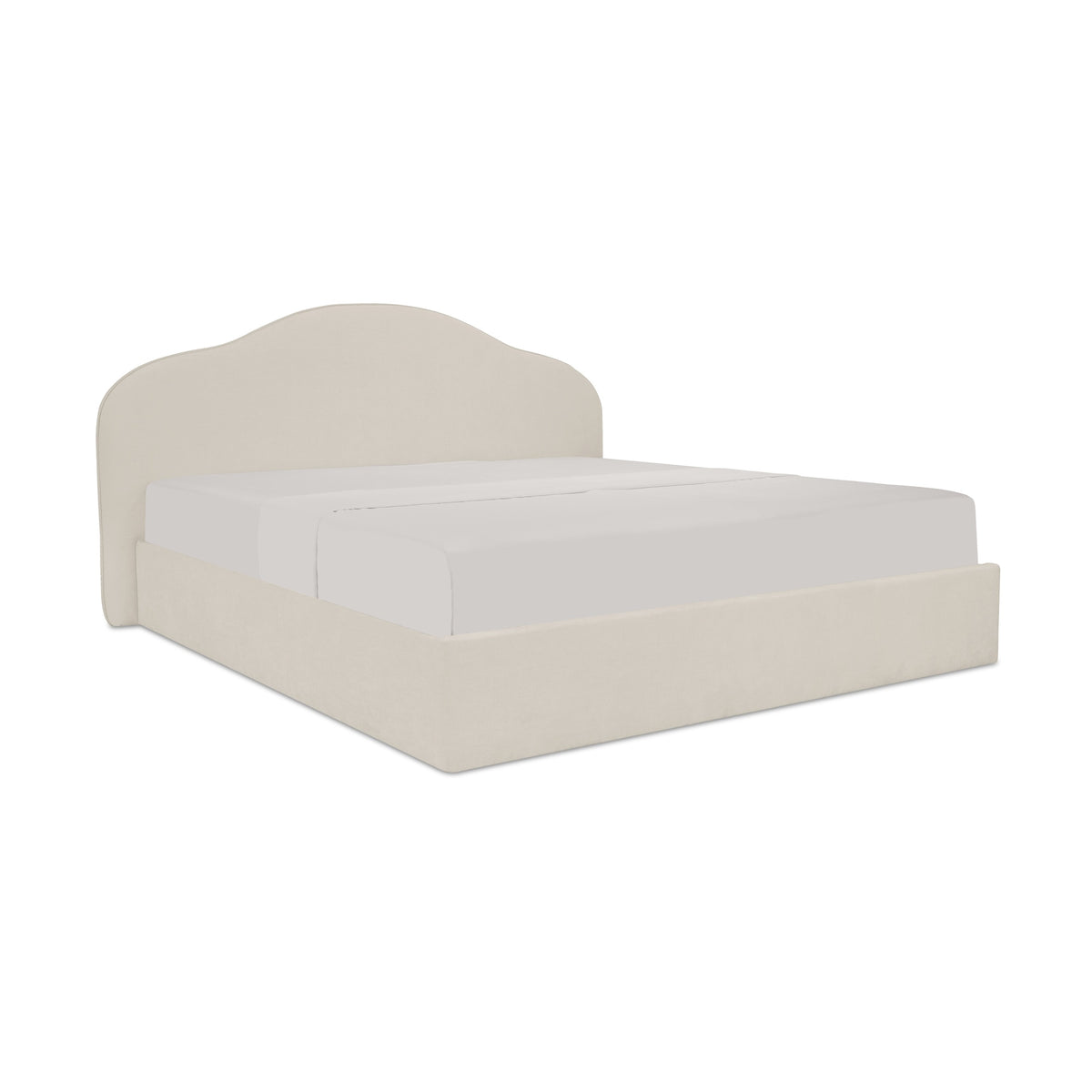 Maggie Queen Storage Bed Cream image 4