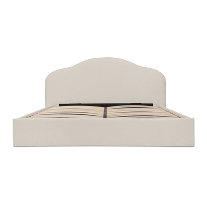 Maggie Queen Storage Bed Cream image 3