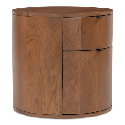 Theo 2 Drawer Nightstand Brown - image 3