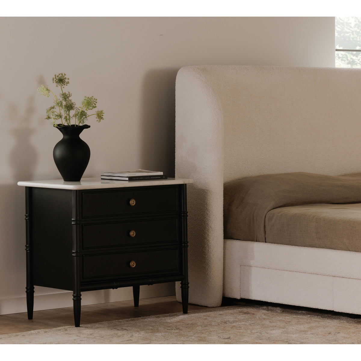 Eleanor Nightstand Black lifestyle image