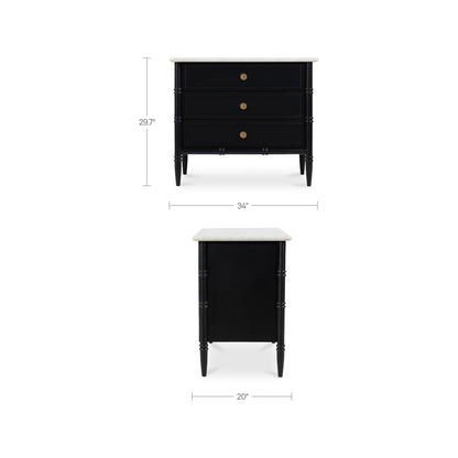 Eleanor Nightstand Black image 15