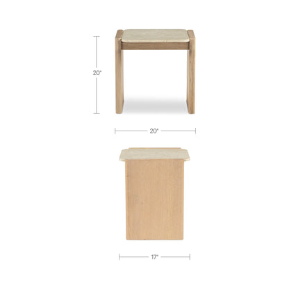 Lane Side Table Natural view 9