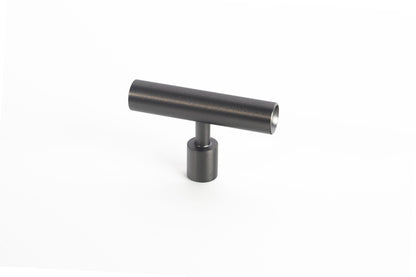 Lew’s Round Bar Series Black Stainless Steel Cabinet Knobs and Pulls.