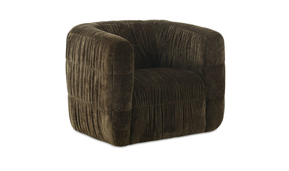 Robson Swivel Chair Dark Green