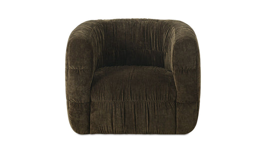 Robson Swivel Chair Dark Green