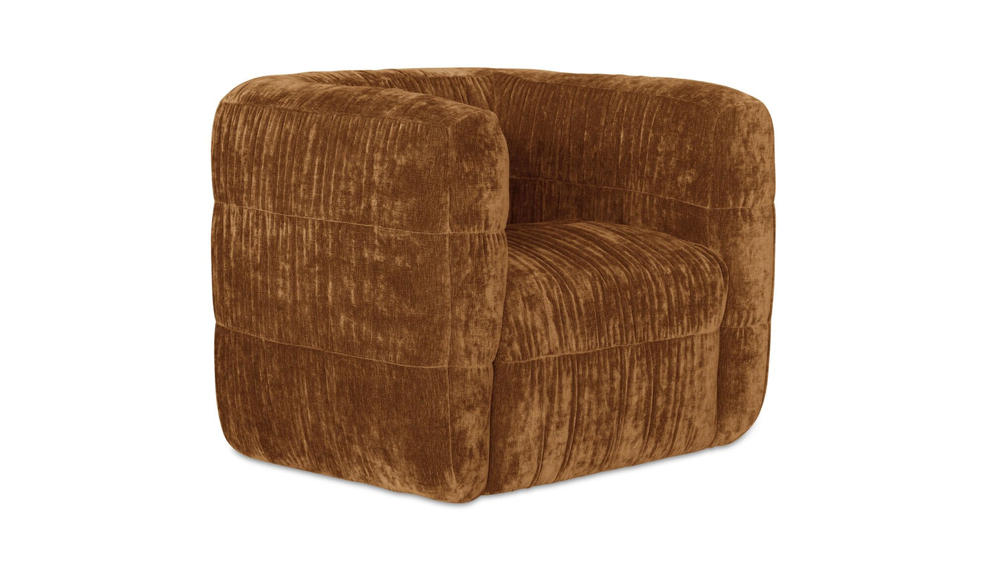Robson Swivel Chair Toffee