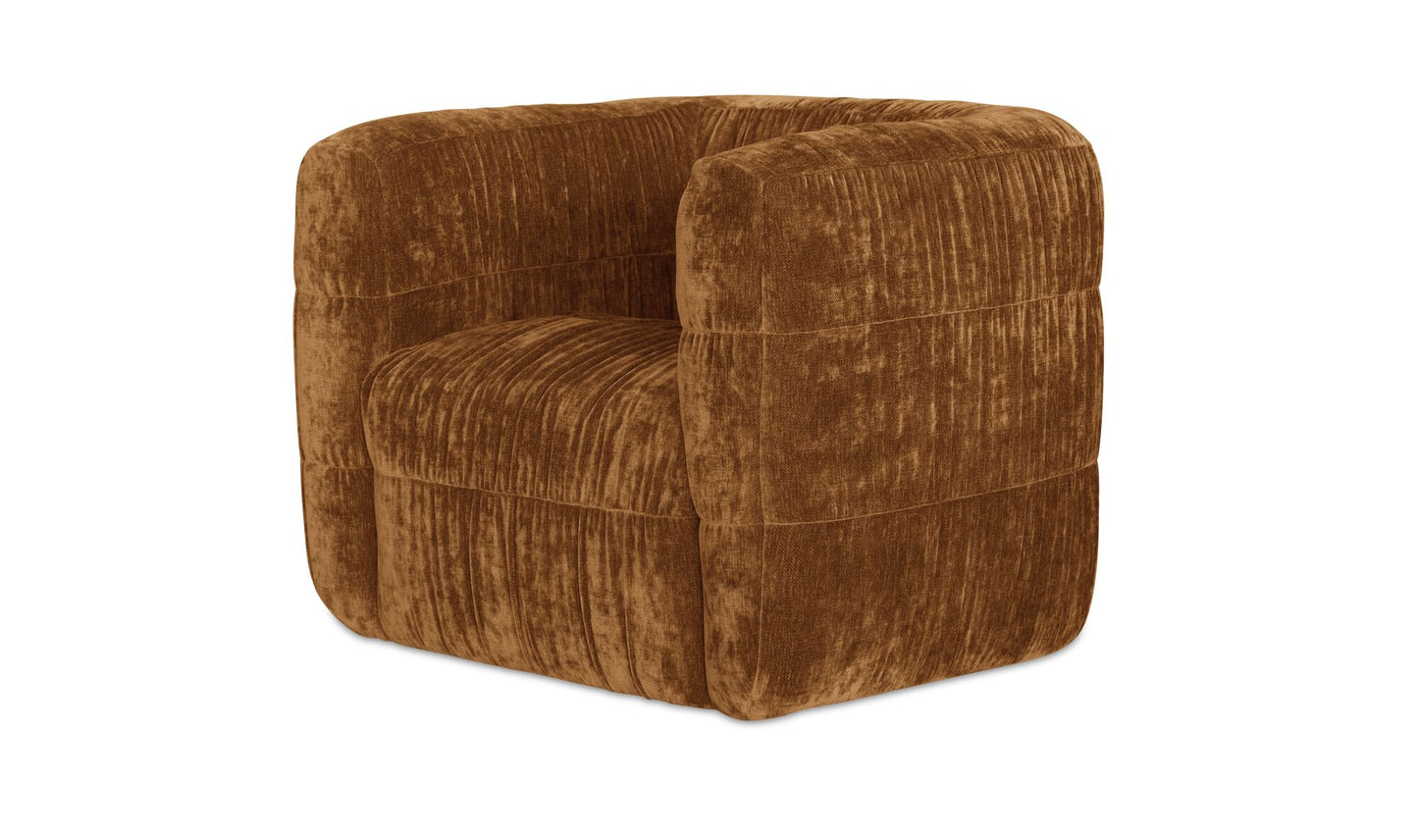 Robson Swivel Chair Toffee