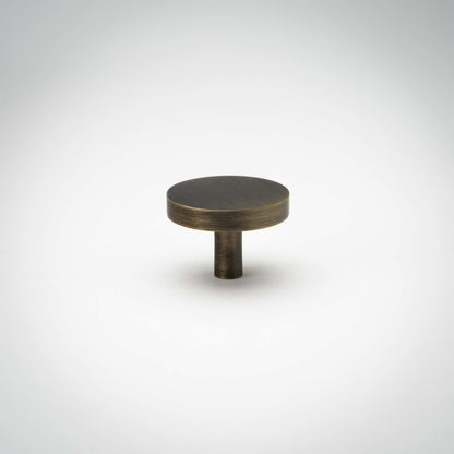 Rondelle, Solid Brass Cabinet Knobs.