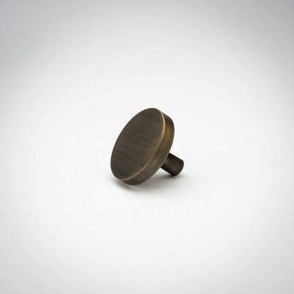 Rondelle, Solid Brass Cabinet Knobs.