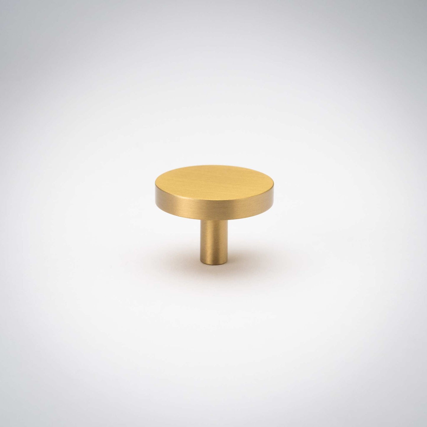 Rondelle, Solid Brass Cabinet Knobs.