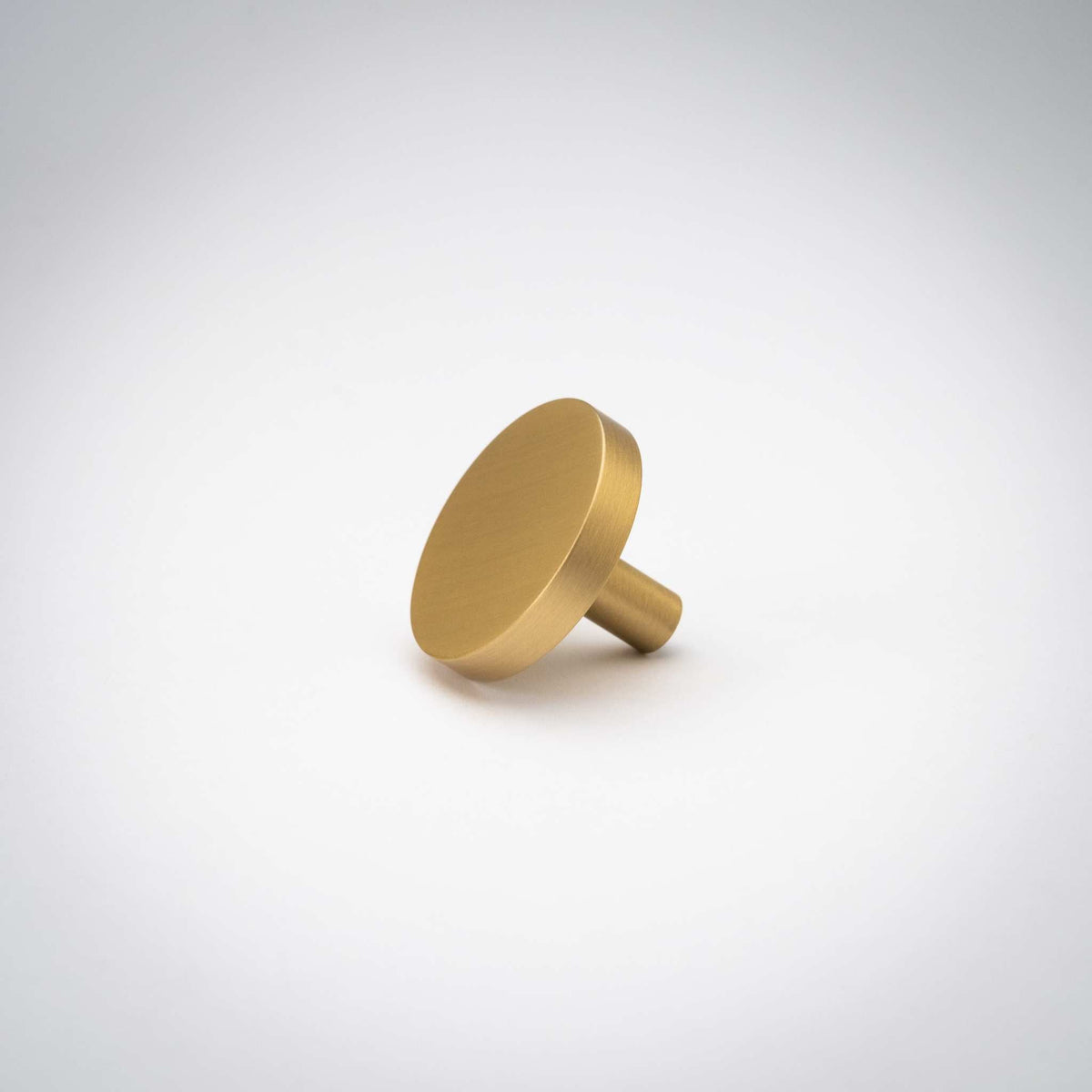 Rondelle, Solid Brass Cabinet Knobs.