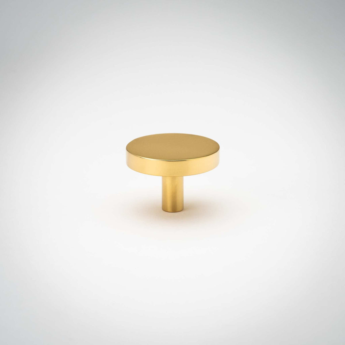 Rondelle, Solid Brass Cabinet Knobs.