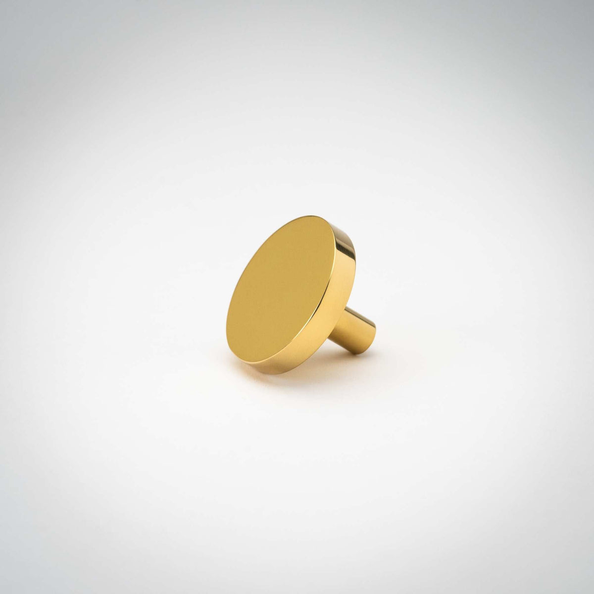Rondelle, Solid Brass Cabinet Knobs.