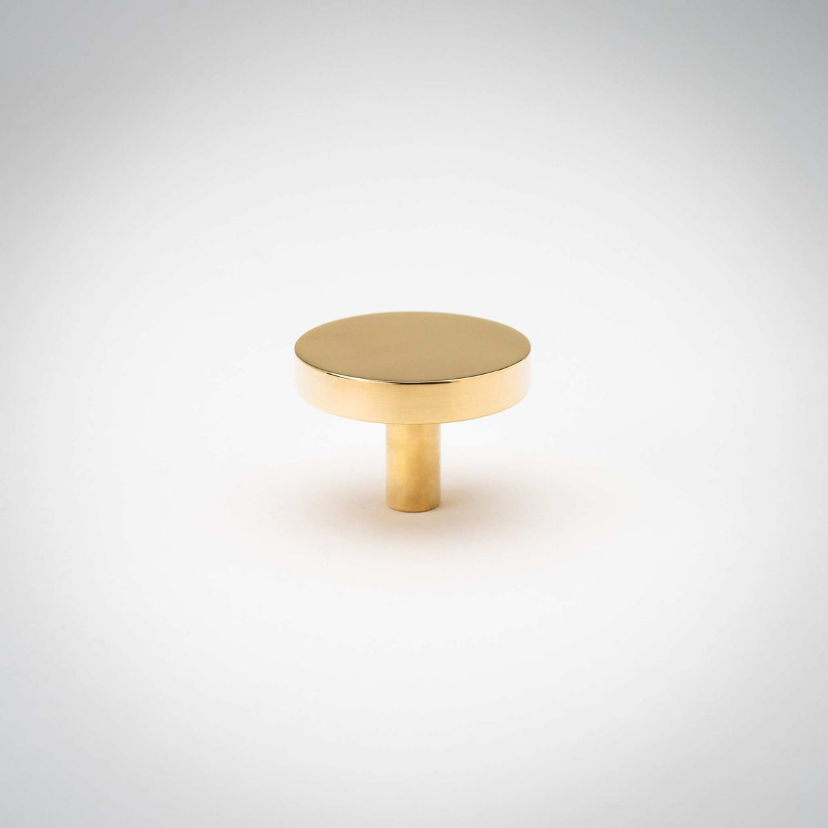 Rondelle, Solid Brass Cabinet Knobs.
