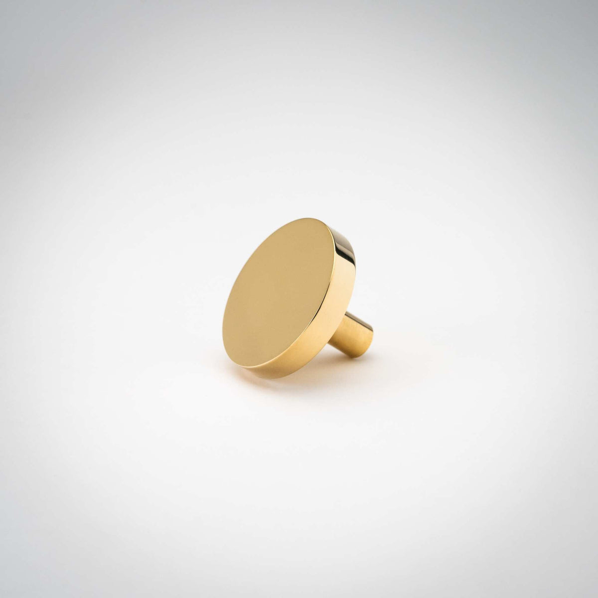 Rondelle, Solid Brass Cabinet Knobs.