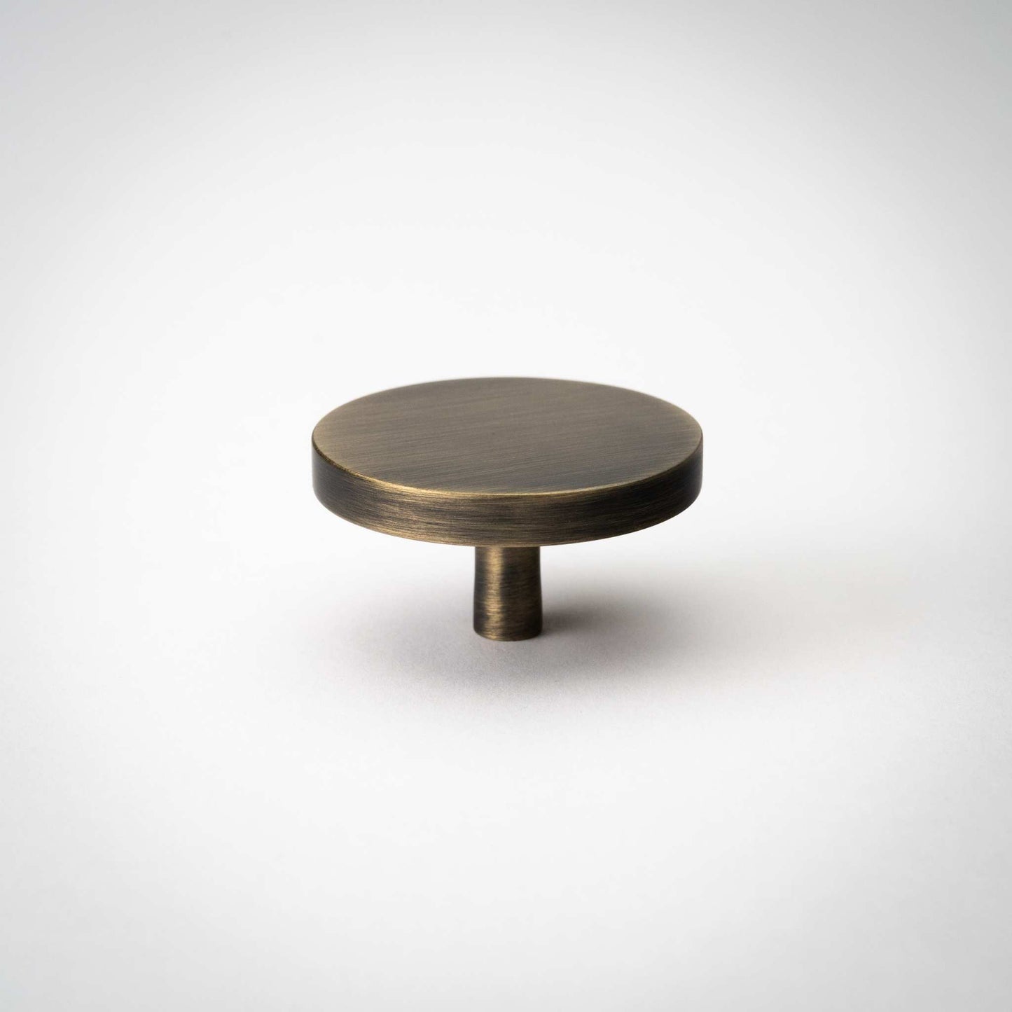 Rondelle, Solid Brass Cabinet Knobs.