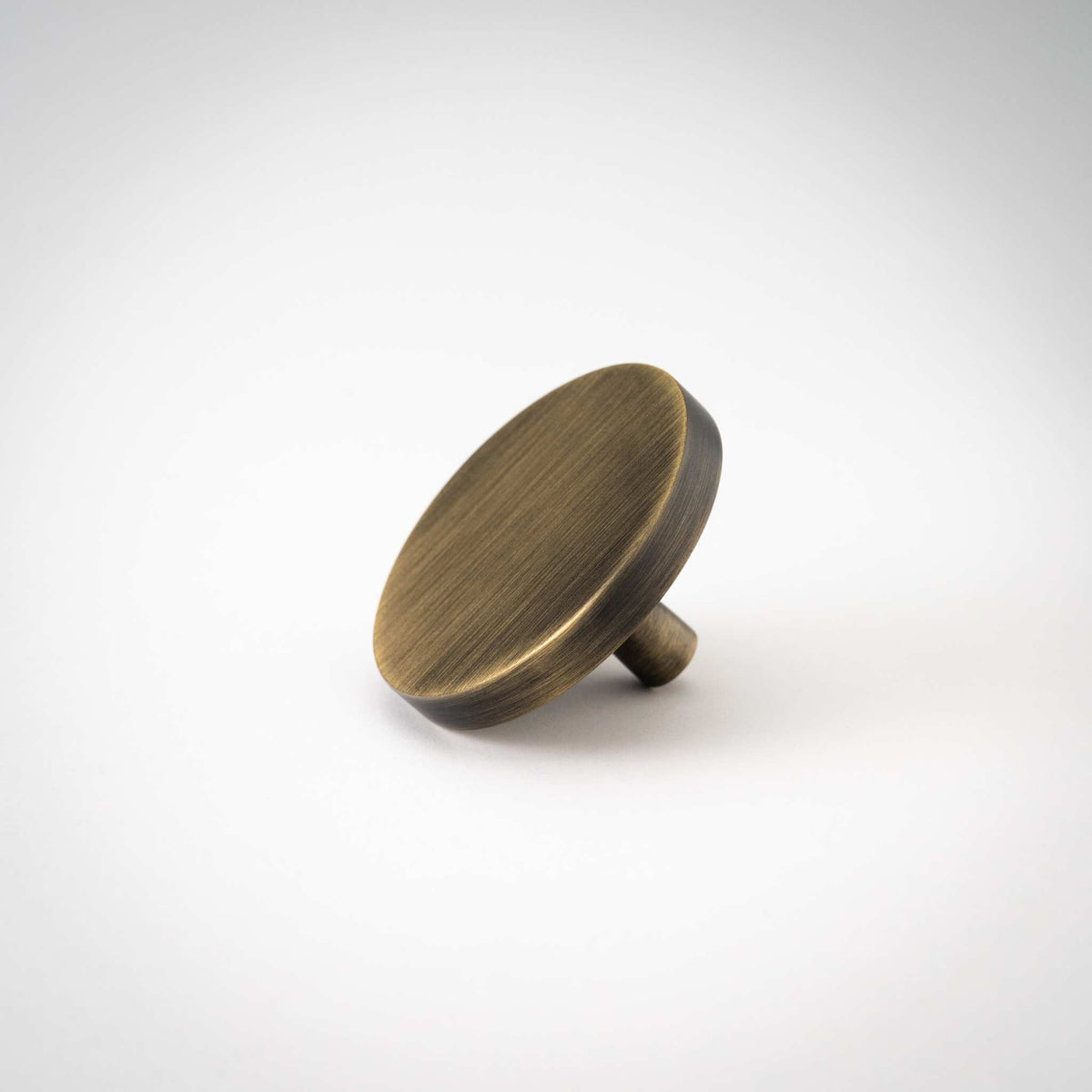 Rondelle, Solid Brass Cabinet Knobs.